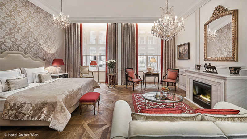 The Sacher Hotel in Vienna, Austria renovated their wood floors with Rubio Monocoat.