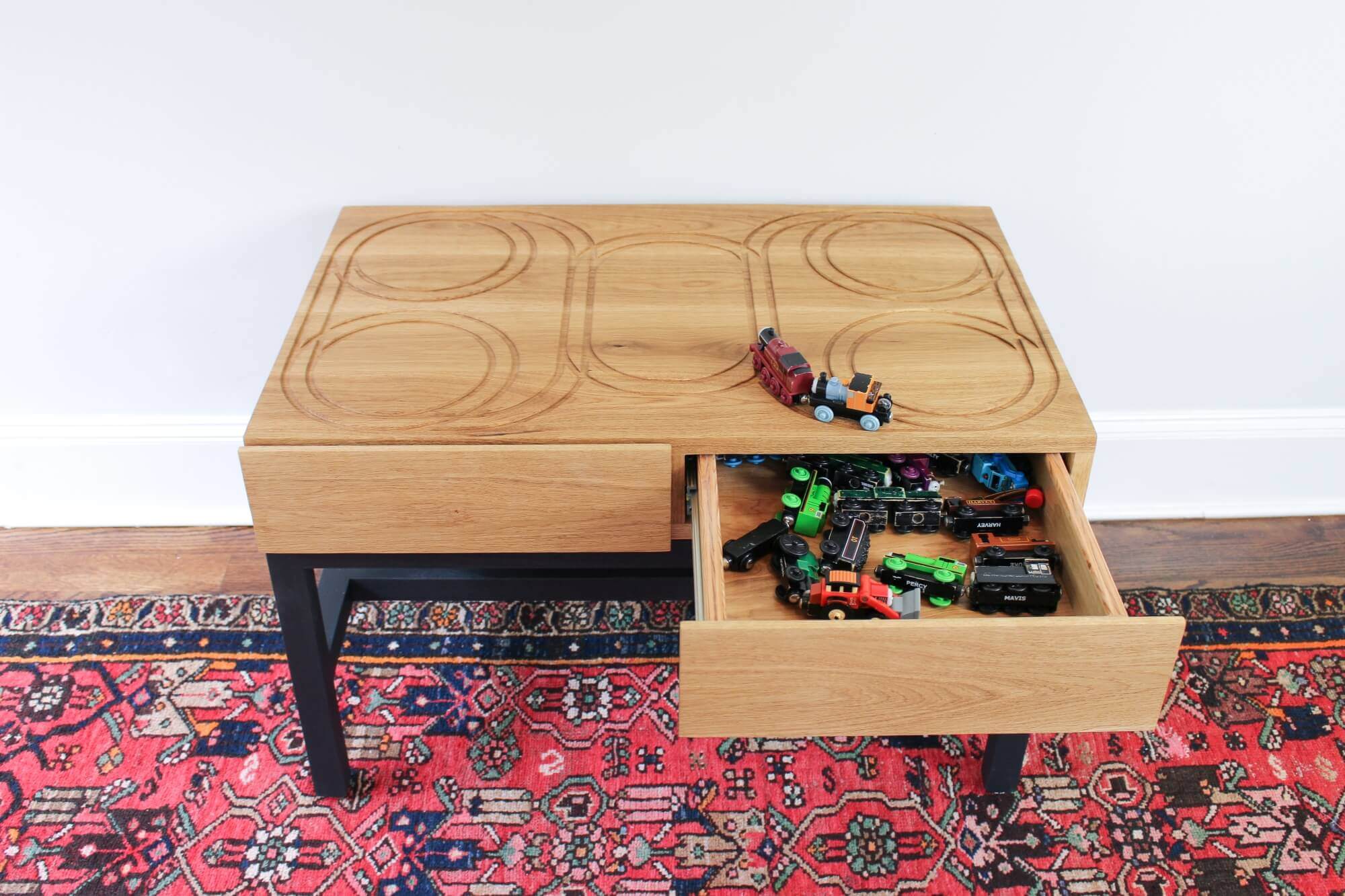 Custom store train table