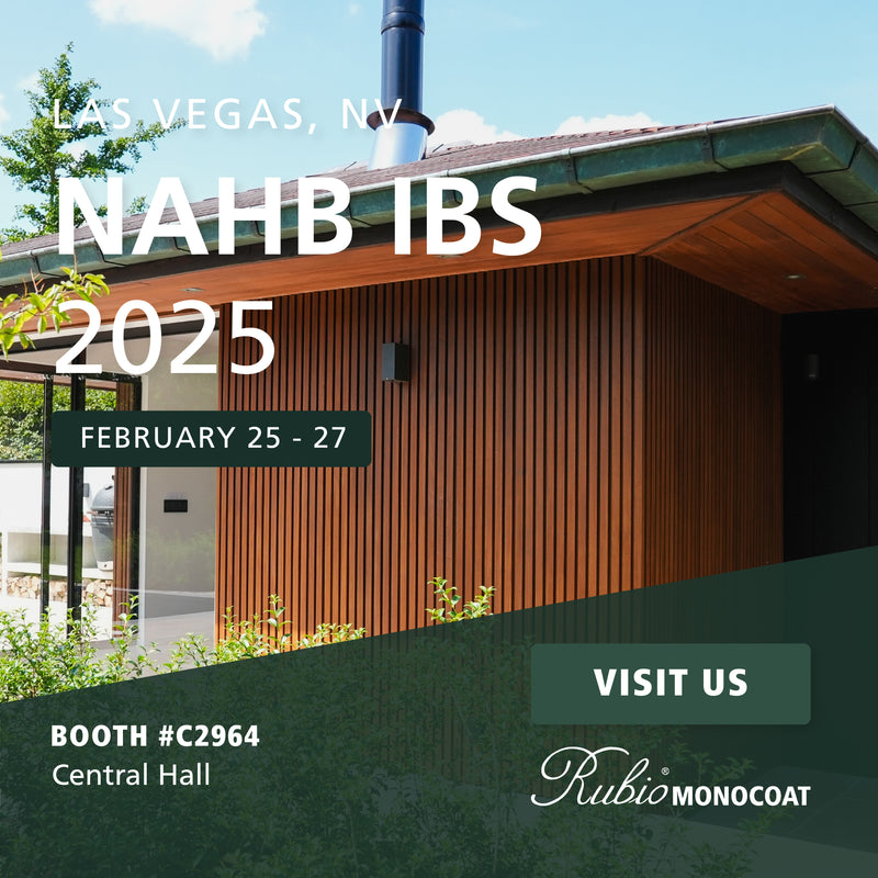 Rubio Monocoat USA will be exhibiting at NAHB IBS 2025 February 25-27 in Las Vegas, NV.