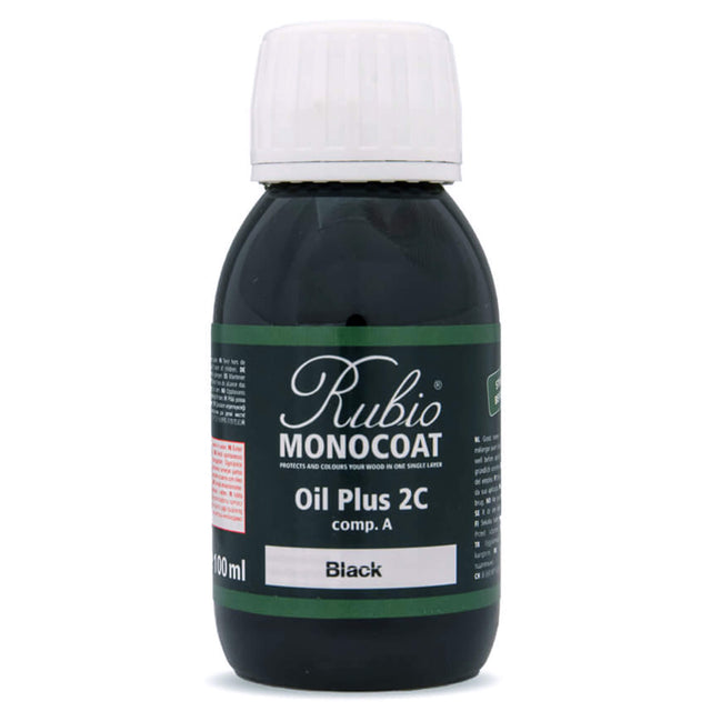 Rubio Monocoat Oil Plus 2C 100 Milliliter Black