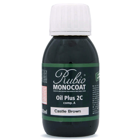 Rubio Monocoat Oil Plus 2C 100 Milliliter Castle Brown