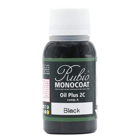 Rubio Monocoat Oil Plus 2C 20 Milliliter Black