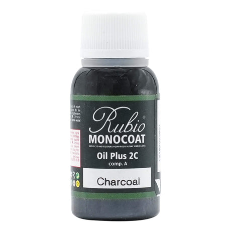 Rubio Monocoat Oil Plus 2C 20 Milliliter Charcoal