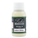 Rubio Monocoat Oil Plus 2C 20 Milliliter Cotton White