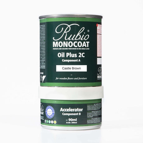 Rubio Monocoat Oil Plus 2C 390 Milliliter Castle Brown