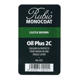 Rubio Monocoat Oil Plus 2C 6 Milliliter Castle Brown