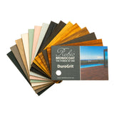 Rubio Monocoat exterior wood stain and finish color fan deck of sample colors shown on pine